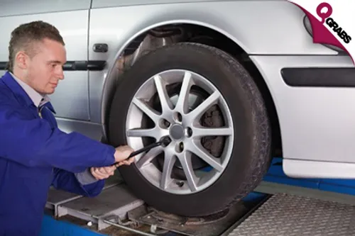 For QR60 Get Wheel Balancing or for QR75 Get Wheel Alignment! (QR120/QR150)